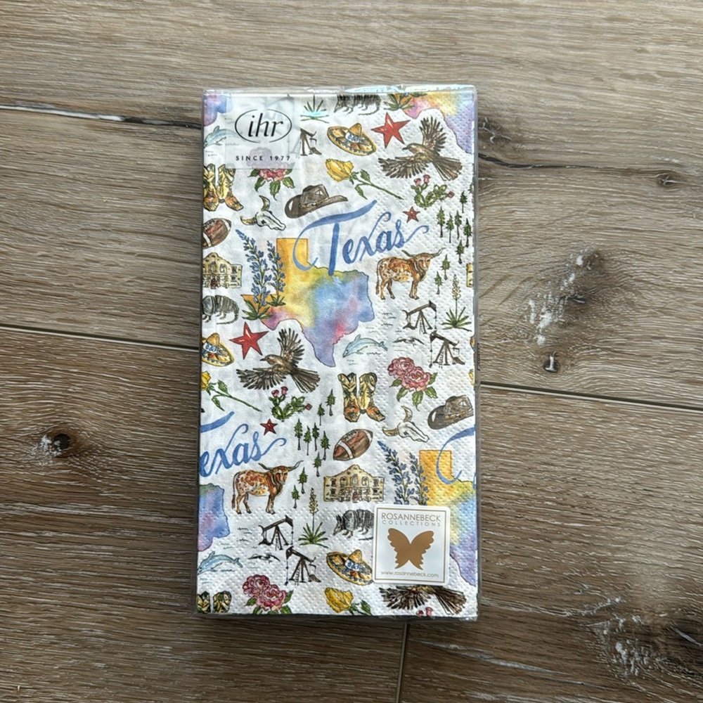 NWT Texas State Collection Paper Guest Towels 16 count